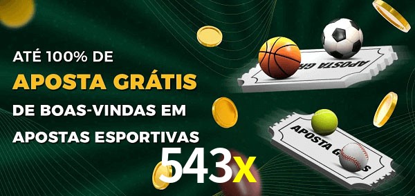 543x Ate 100% de Aposta Gratis